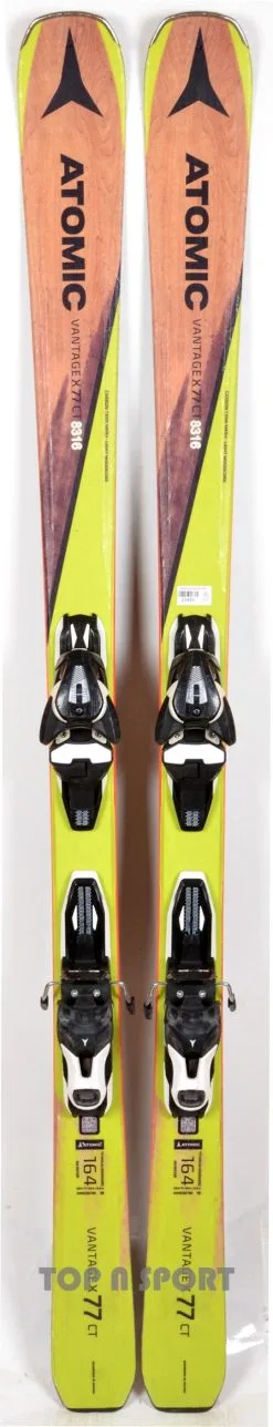 Atomic VANTAGE X 77 CT Yellow - Skis D'occasion -Planche à Ski Soldes Boutique 0612128 164 1600x scaled