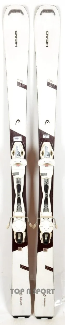 Head PURE JOY White - Skis D'occasion Femme -Planche à Ski Soldes Boutique 2508519 158 1600x scaled