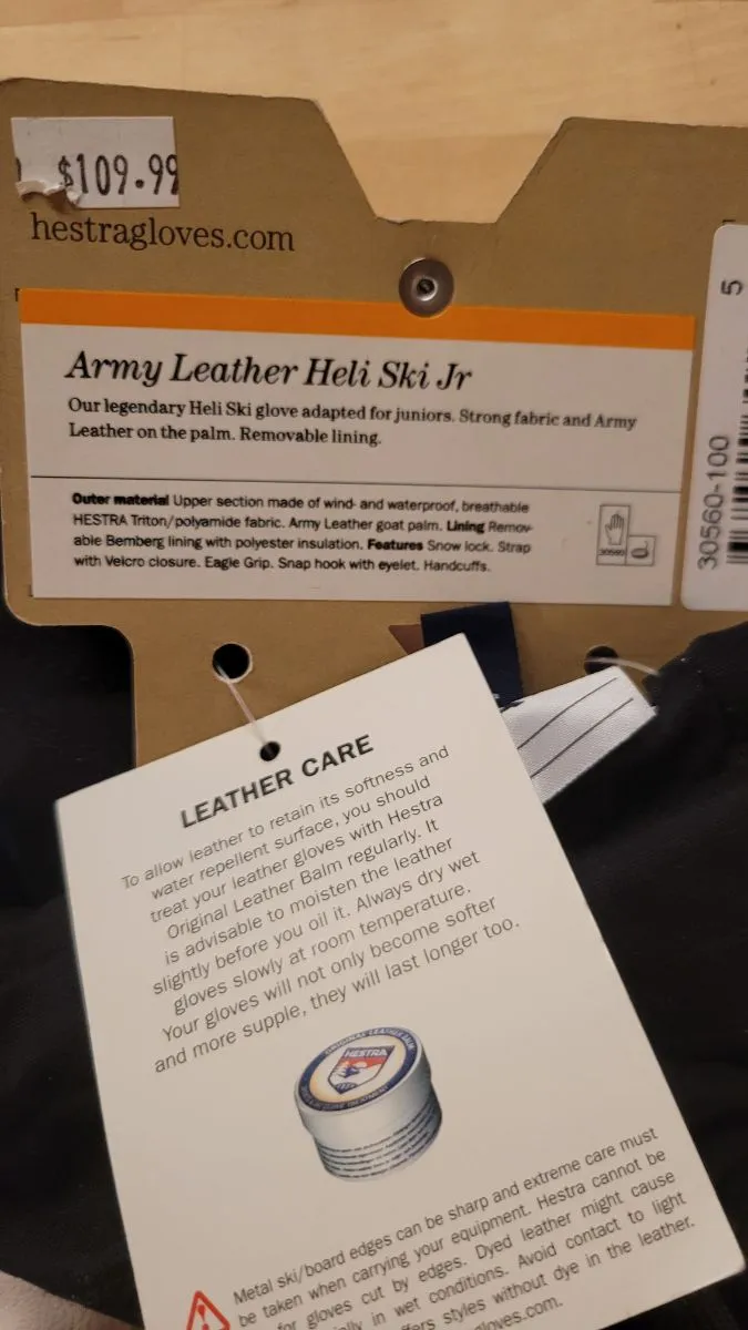 Hestra Heli Ski Glove Black 5 2 Hestra Heli Ski Glove Black 5 – Image 2
