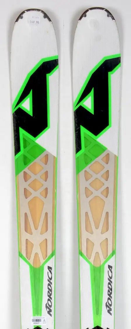 Nordica NRGY 80 White - Skis D'occasion 1 Nordica NRGY 80 White - Skis D'occasion
