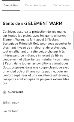 Odlo Element Warm -Planche à Ski Soldes Boutique 4 6