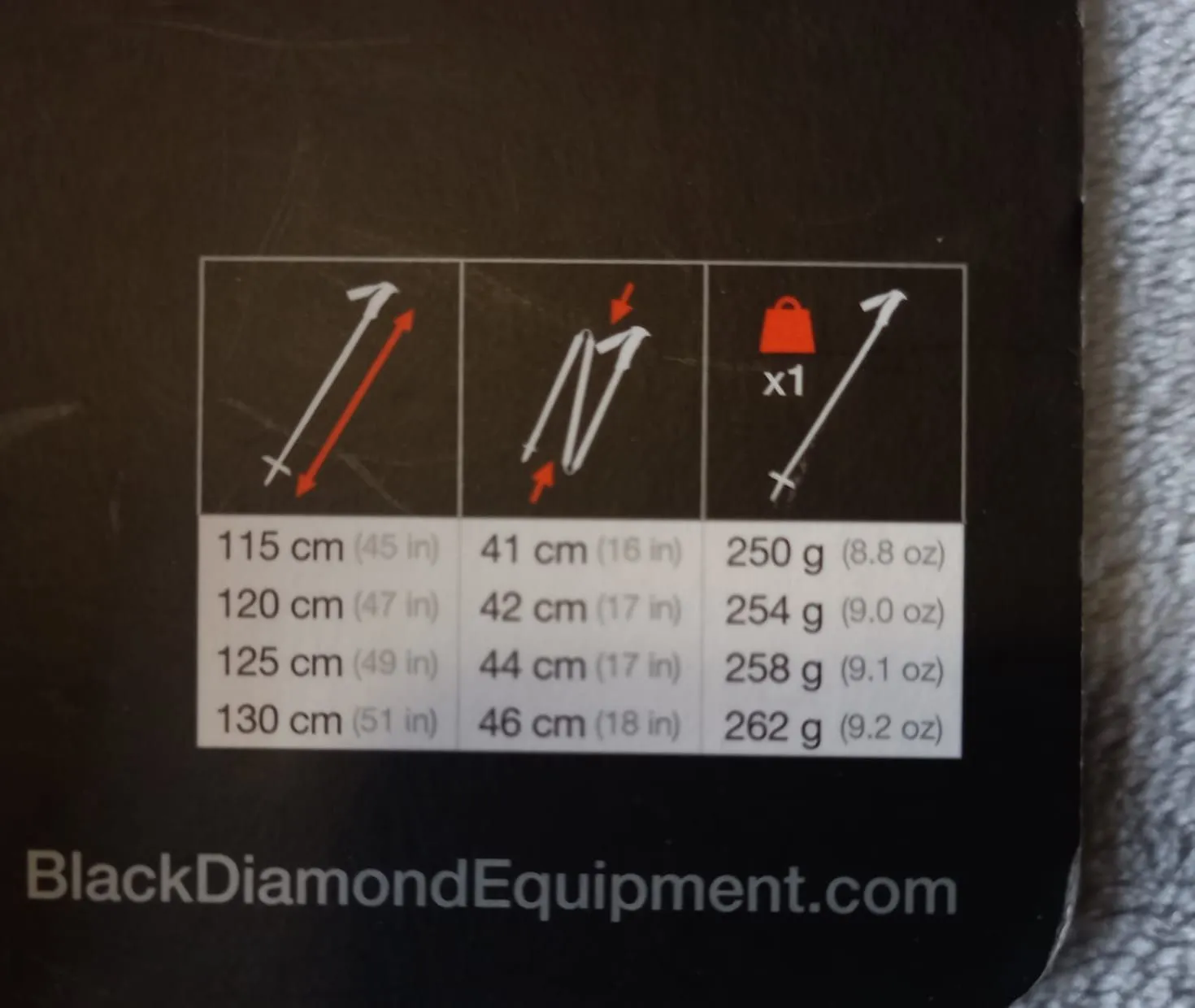 Black Diamond Carbon Compactor Z Pole 4 Black Diamond Carbon Compactor Z Pole – Image 4
