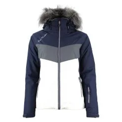 PEAK MOUNTAIN Blouson De Ski Femme AFIDOL Marine/gris