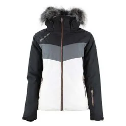 PEAK MOUNTAIN Blouson De Ski Femme AFIDOL Noir/gris