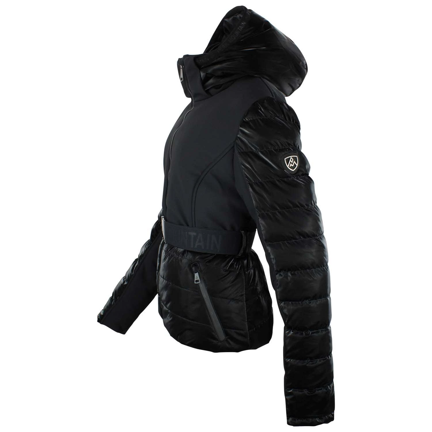 PEAK MOUNTAIN Blouson De Ski Softshell Femme ALYON Noir 3 PEAK MOUNTAIN Blouson De Ski Softshell Femme ALYON Noir – Image 3