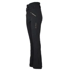 PEAK MOUNTAIN Pantalon De Ski Softshell Femme ATLAS Noir/doré -Planche à Ski Soldes Boutique ATLAS FC NG NOIR GOLD PROFIL 1500