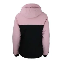PEAK MOUNTAIN Blouson De Ski Passe-tête Femme AVINI Rose/noir -Planche à Ski Soldes Boutique AVINI UL RN ROSE PALE DOS 1500