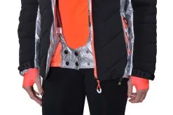 PEAK MOUNTAIN Blouson De Ski Femme ACILVER Noir/argent -Planche à Ski Soldes Boutique BLO ACILVER JS NOIR ARGENT DETAIL scaled