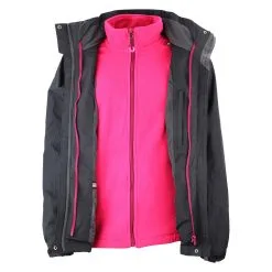 PEAK MOUNTAIN Blouson De Ski 3 En 1 Femme ACIONO Noir -Planche à Ski Soldes Boutique Blouson de ski 3 en 1 Femme ACIONO noir BLO ACIONO 4
