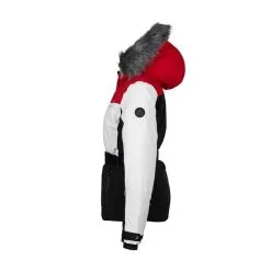 PEAK MOUNTAIN Blouson De Ski Femme ALMENIER Tricolore 6 PEAK MOUNTAIN Blouson De Ski Femme ALMENIER Tricolore -Planche à Ski Soldes Boutique Blouson de ski femme ALMENIER noir blanc BLO ALMENIER CA 5