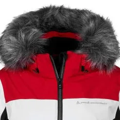 PEAK MOUNTAIN Blouson De Ski Femme ALMENIER Tricolore 7 PEAK MOUNTAIN Blouson De Ski Femme ALMENIER Tricolore -Planche à Ski Soldes Boutique Blouson de ski femme ALMENIER noir blanc BLO ALMENIER CA 6