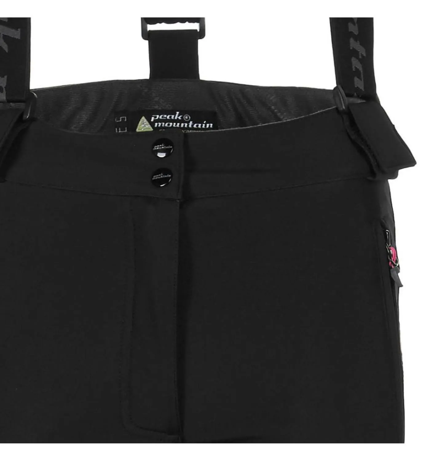 PEAK MOUNTAIN Pantalon De Ski Femme APELL Noir 3 PEAK MOUNTAIN Pantalon De Ski Femme APELL Noir – Image 3