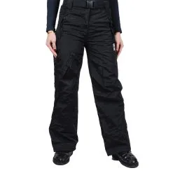 PEAK MOUNTAIN Pantalon De Ski Femme ARALOXIX Noir -Planche à Ski Soldes Boutique Pantalon de ski Femme ARALOXIX noir Peak Mountain 3