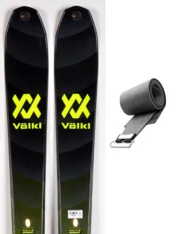 VÖLKL Pack Rando Neuf Skis Völkl RISE 80 Blk / Yellow + Peaux (+ Fixations En Option) - Neuf Déstockage