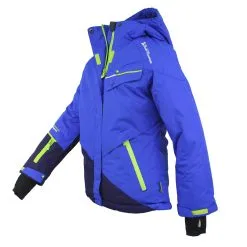PEAK MOUNTAIN Blouson De Ski Femme ATENE Bleu -Planche à Ski Soldes Boutique Veste de ski ATENE bleu VES ATENE 1