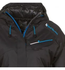 PEAK MOUNTAIN Blouson De Ski Femme ATENE Noir -Planche à Ski Soldes Boutique Veste de ski ATENE noir VES ATENE
