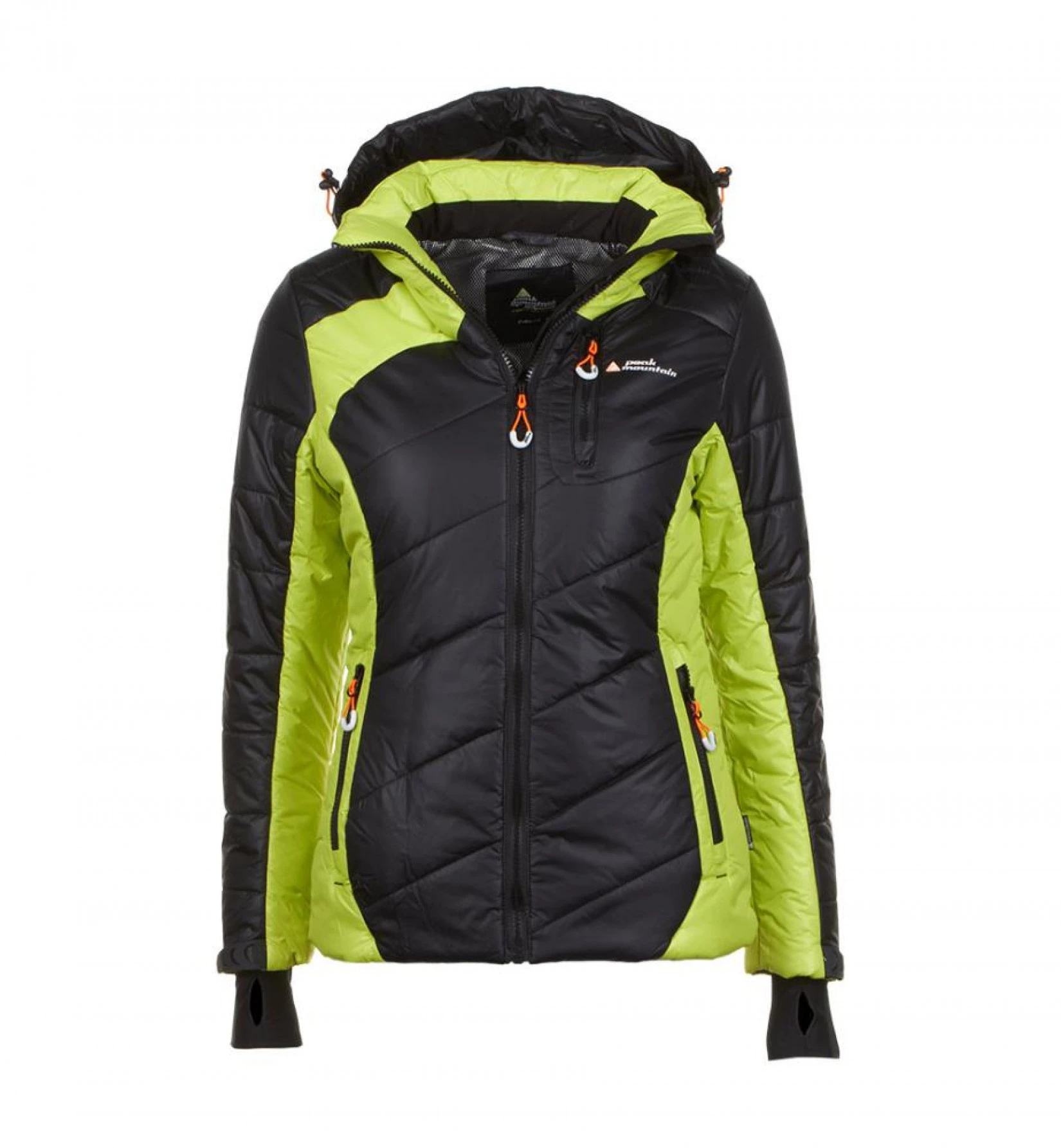 Blouson De Ski Femme ACILORG Noir/vert 1 Blouson De Ski Femme ACILORG Noir/vert