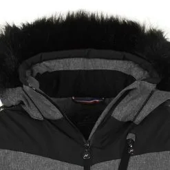 PEAK MOUNTAIN Blouson De Ski Femme ARMATE Gris 7 PEAK MOUNTAIN Blouson De Ski Femme ARMATE Gris -Planche à Ski Soldes Boutique blouson de ski femme armate gris 1 3 1