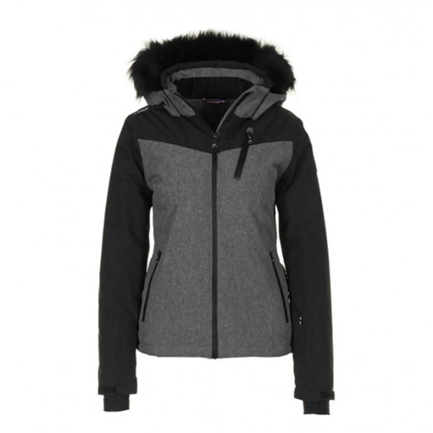 PEAK MOUNTAIN Blouson De Ski Femme ARMATE Gris 1 PEAK MOUNTAIN Blouson De Ski Femme ARMATE Gris