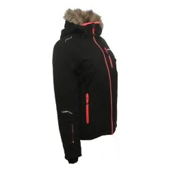 PEAK MOUNTAIN Blouson De Ski Femme ARTEM Noir -Planche à Ski Soldes Boutique blouson de ski femme artem noir 2 1 1 1