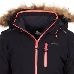 PEAK MOUNTAIN Blouson De Ski Femme ARTEMA Noir -Planche à Ski Soldes Boutique blouson de ski femme artema noir2 1