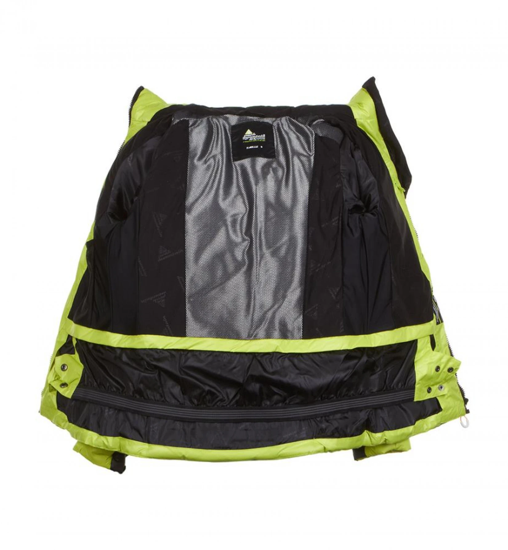 Blouson De Ski Femme ACILORG Noir/vert 3 Blouson De Ski Femme ACILORG Noir/vert – Image 3