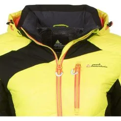 PEAK MOUNTAIN Blouson De Ski Femme ACYBRID Jaune -Planche à Ski Soldes Boutique doudoune de ski femme acybrid jaune2 1
