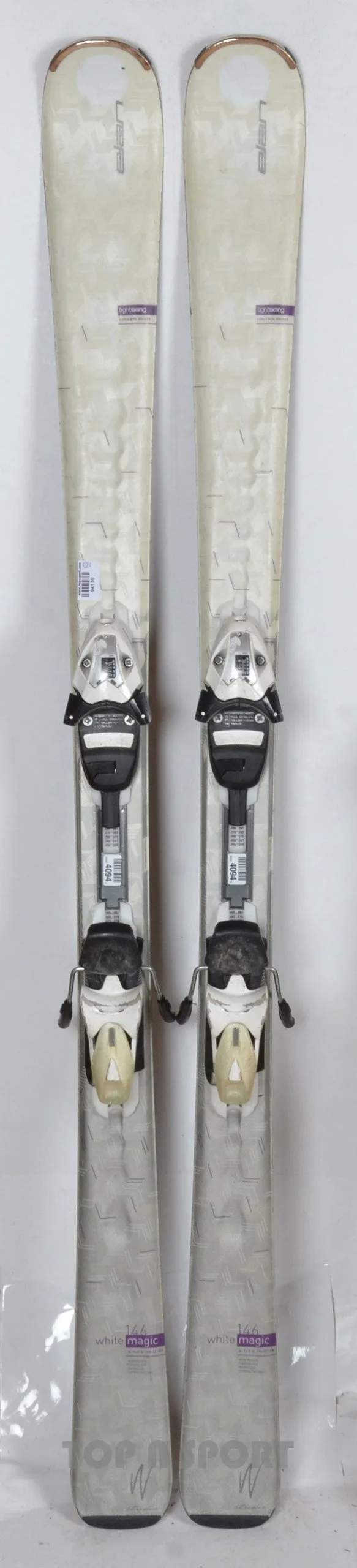 Elan WHITE MAGIC Blanc - Skis D'occasion Femme 4 Elan WHITE MAGIC Blanc - Skis D'occasion Femme – Image 4