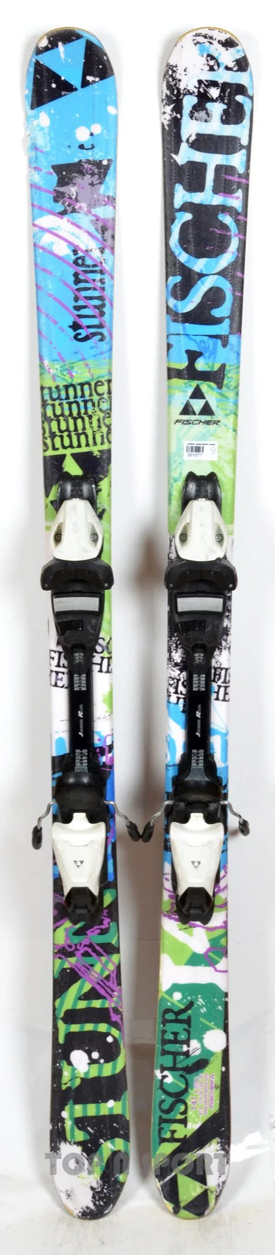 Fischer STUNNER Blue - Skis D'occasion Junior 2 Fischer STUNNER Blue - Skis D'occasion Junior – Image 2