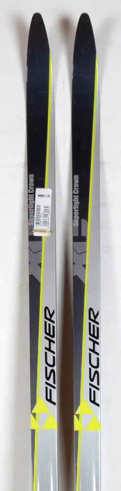 Fischer SUPERLIGHT CROWN XC + Fix SNS - Pack Skis De Fond Neuf Classique