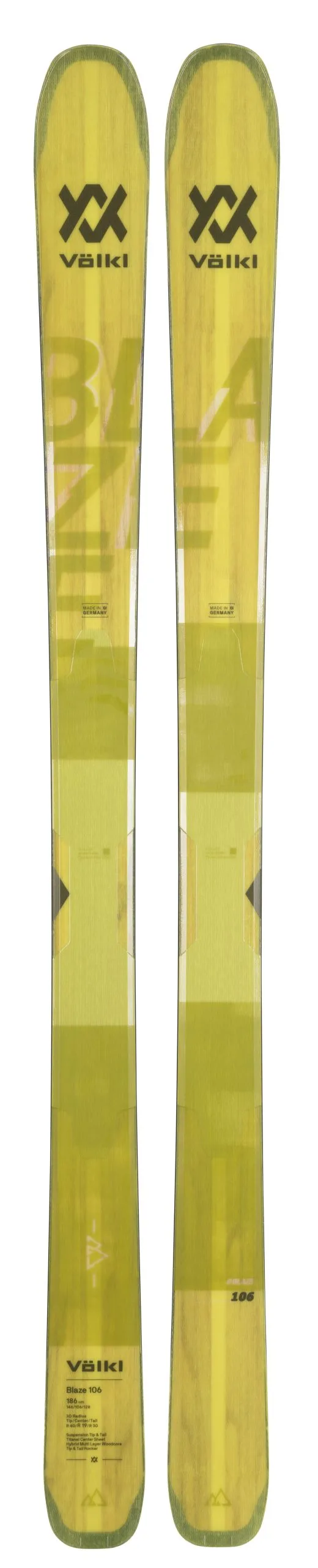 VÖLKL Pack Rando Neuf Skis Völkl BLAZE 106 + Fixations Marker Alpinist 12 Et Peaux - Neuf Déstockage 2 VÖLKL Pack Rando Neuf Skis Völkl BLAZE 106 + Fixations Marker Alpinist 12 Et Peaux - Neuf Déstockage – Image 2