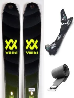 VÖLKL Pack Rando Neuf Skis Völkl RISE 80 Blk/yellow + Marker Tour F10 + Peaux - Neuf Déstockage